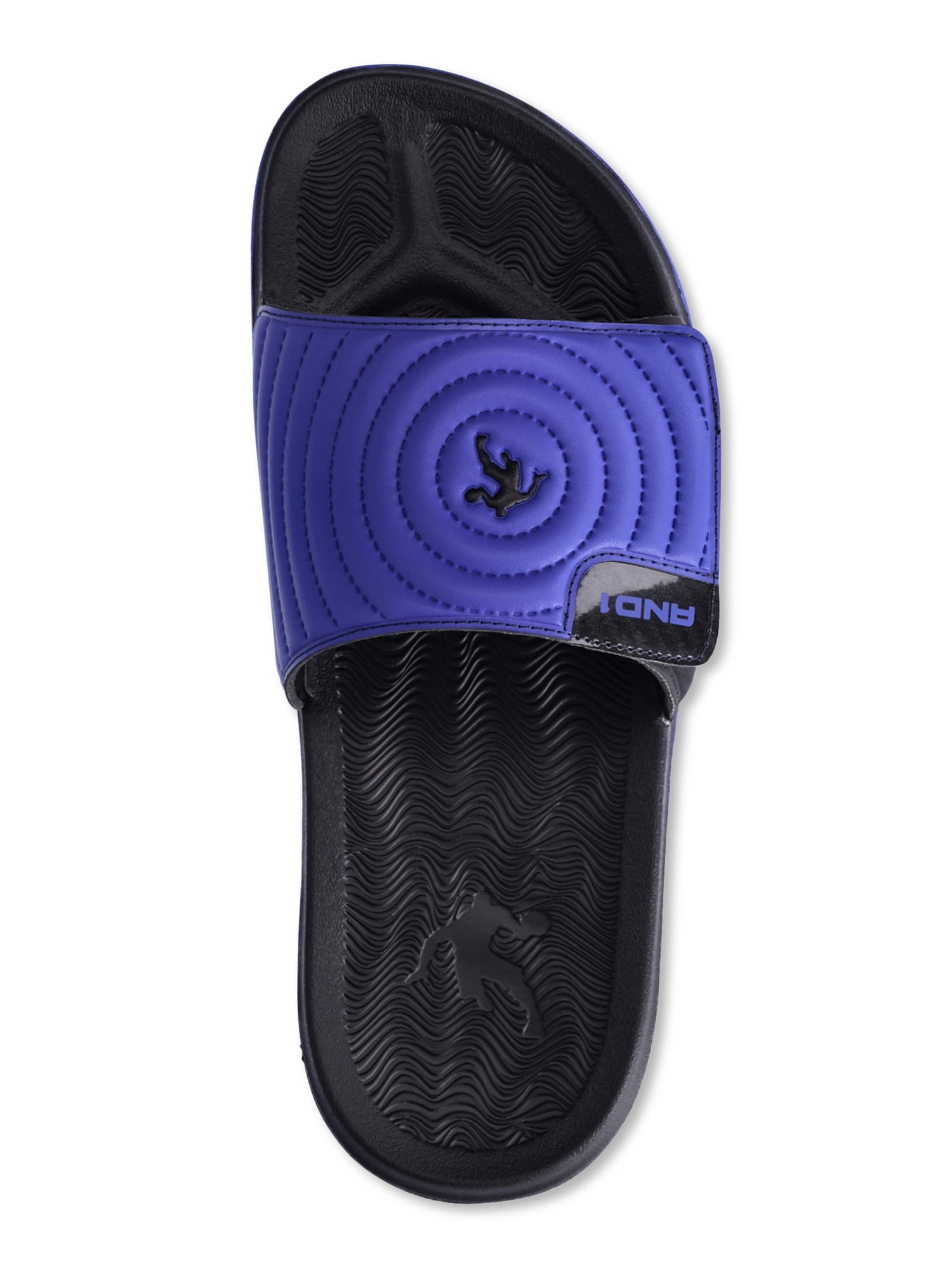 AND1 Men’s Athletic Adjustable Swirl Slide Sandals