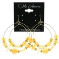 thumbnail image 2 of Mi Amore Drop-Dangle-Earrings Gold-Tone/Orange, 2 of 2