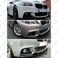 thumbnail image 2 of WheelX Front Lip Compatible with 2010-2016 BMW F10 F11 5 Series, Fits for 528i 535i 535d 550i M5 GT xDrive, Bumper Air Dam Lower Chin Spoiler Splitter, Protection Body (Glossy Black), 2 of 7
