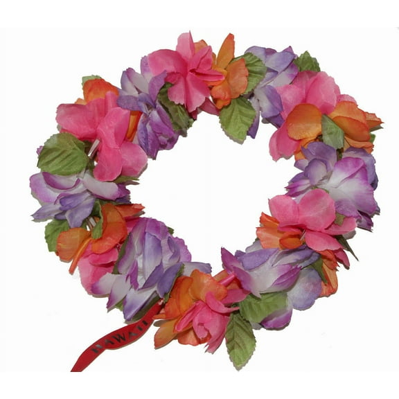 #18 Purple /orange/ pink, Haku Lei