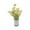 A, variant on YiJuHui 1pcs Mini Car Flower Vase Ornament, Stable Adhesive Console Decor with Simulated Daisies, Safe Glass Material for Car Interior Accessories, Aromatherapy Diffuser and Mood Enhancer