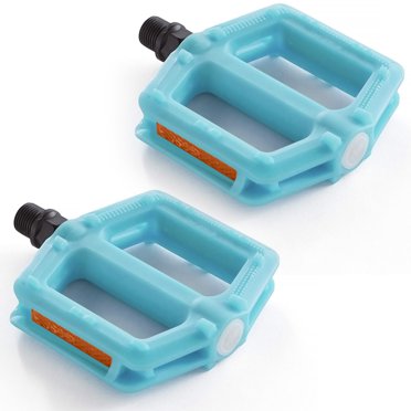 clear bike pedals