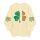 thumbnail image 3 of TaTaai Womens St Patricks Day Sweatshirt Long Sleeve Crewneck Casual Pullover Holiday Print Fleece Lined Top Gift, 3 of 6