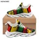 thumbnail image 1 of Zapatos planos con estampado de bandera de Jamaica para mujer, zapatillas cómodas con cordones, control de flexibilidad, 1 of 6