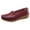 Wine Red, variant on ZTTD Slip On Women Comfort Walking Flat Loafers Casual Shoes Driving Loafers Walking Shoes for Women Light Blue