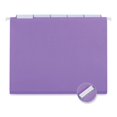 thumbnail image 4 of Universal UNV14120EE 1/5-Cut Tab Deluxe Bright Color Hanging File Folders - Letter Size, Violet (25/Box), 4 of 4