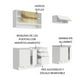 thumbnail image 5 of Cocina Integral Madesa Glamy Sin Tarja 200 Cm Blanco Madesa Glamy, 5 of 10