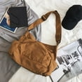 thumbnail image 4 of Kukuzhu Cute Messenger Bag for School Vintage Black Canvas Crossbody for Women Shoulder Laptop Bag, 4 of 6