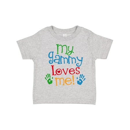 

Inktastic My Gammy Loves Me Gift Toddler Boy or Toddler Girl T-Shirt