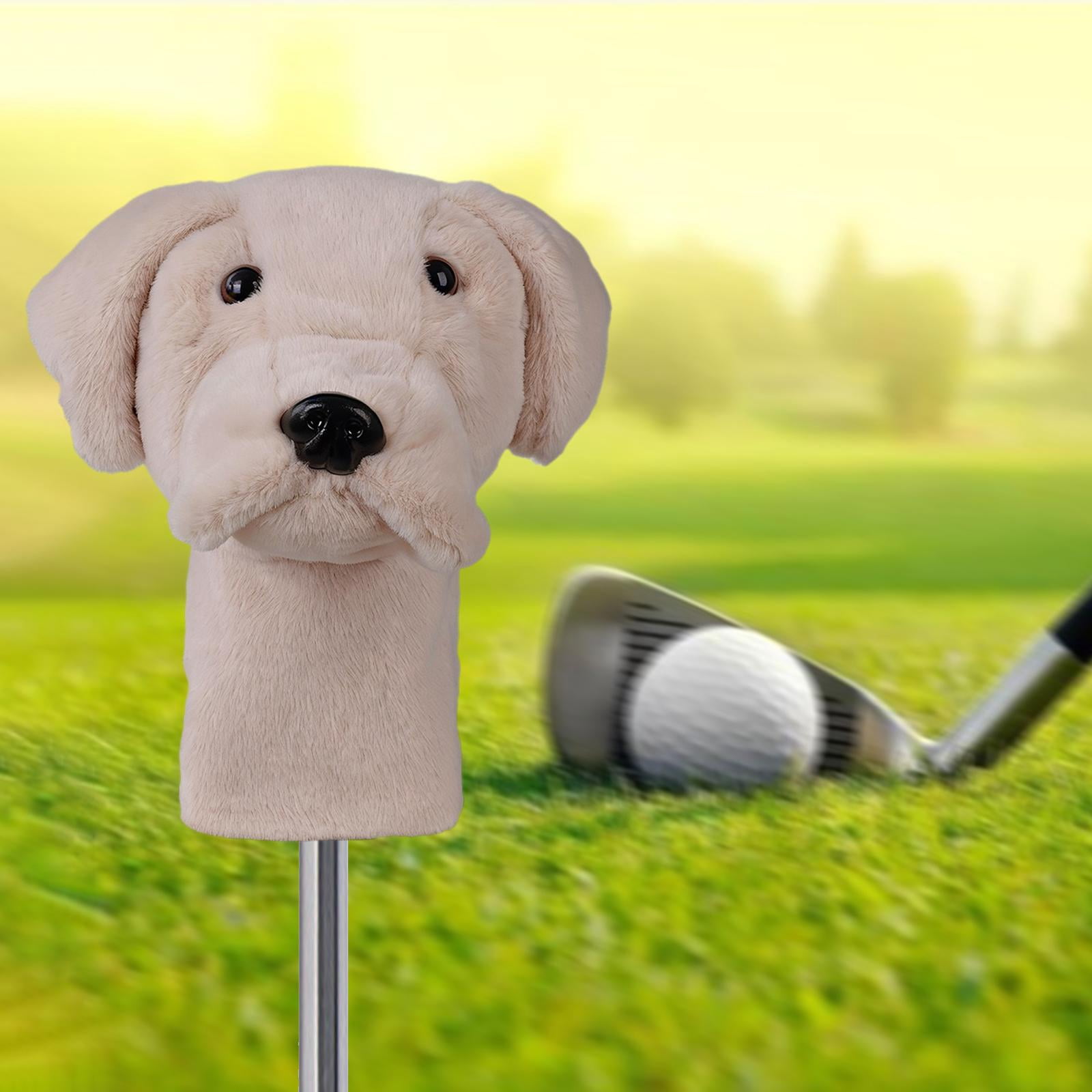 funtasica Golf Club Headcover for Driver, Golfer's Gift, Cute Dog Universal, Soft Protection, Fun Transport Protection Wooden Headcover, Golf Accessory