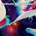 thumbnail image 4 of Robot Unicorn Attack Luxurious Velvet Pillows Covers Set of 2 for Throw Pillow or Bed Pillow, Unique Patterns, 16x16 18x18 20x20 Inches,for Various Occasions, 4 of 6