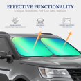 thumbnail image 4 of Zufioo blue green colors Print Folding Car Windshield Sun Visor, Anti-ultraviolet Sun Visor, Suitable for Trucks, Vans Car Accessories-Large, 4 of 6
