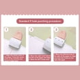 thumbnail image 2 of BOKYAN 3-Hole Paper Punch 4mm Hole Diameter 19mm Spacing Loose Leaf Notebook Binder Scrapbooking Manual Hole Puncher Tool for A5 A6 A7 A8 Mini Planners, Pink, 2 of 9