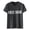 Dark Gray, variant on Women's Slogan Graphic Print T-Shirt, Round Neck Short Sleeve Casual Tee, Cotton-Like Stretchy & Soft Top, Statement Basic for Women S-3XL