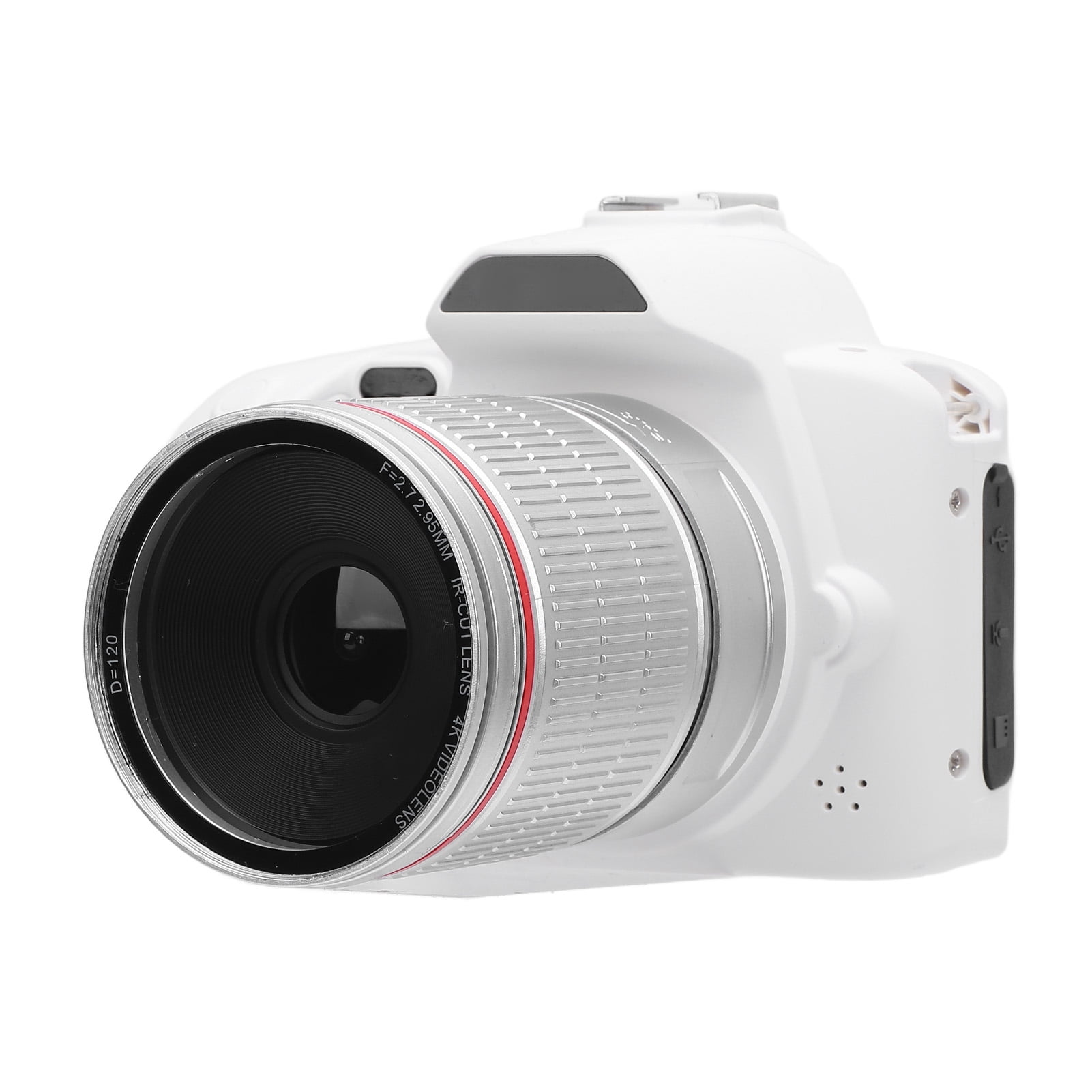 4K 64MP Digital Camera for Travel, Vlogging Camcorder with 3 Inch / 7.62 cm IPS Screen, 16x Digital Zoom, MP3 Playback Mode, Compact Photography Video Camera for Life Recording