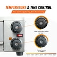 thumbnail image 4 of VEVOR Electric Countertop Pizza Oven 12" 1500W Adjustable Temp 0-120Min Timer, 4 of 9