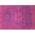 thumbnail image 1 of Ahgly Company Indoor Rectangle Oriental Pink Modern Area Rugs, 7' x 10', 1 of 4