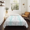 thumbnail image 4 of Teal Grey Branch Tapestry for Bedroom Wall Hanging Tapestry, Spring Summer Pastoral Botanical Ceiling Backdrop Tapestries Poster Blanket Wall Decor for Teens Room Living Room Dorm 59" x 90", 4 of 8