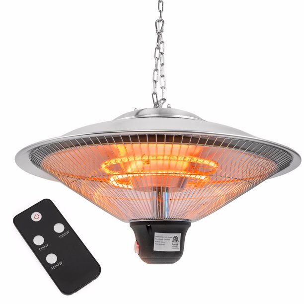 XtremepowerUS 20" Infrared Outdoor Ceiling Electric Patio Heater Indoor