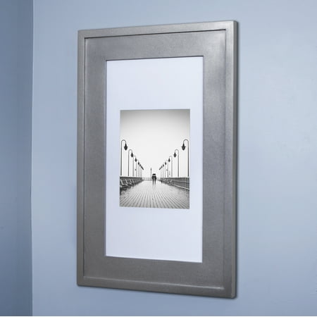 14x24 Silver Picture Frame Medicine Cabinet A Recessed Concealed