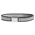 thumbnail image 1 of Buyless Fashion Kids Toddlers Baby Adjustable Elastic Stretch Belt with Silver Buckle, 1 of 7