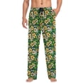 thumbnail image 4 of Summer Various Flowers Mens Pajama Pant Sleep and Lounge Bottons with Pockets, 4 of 7