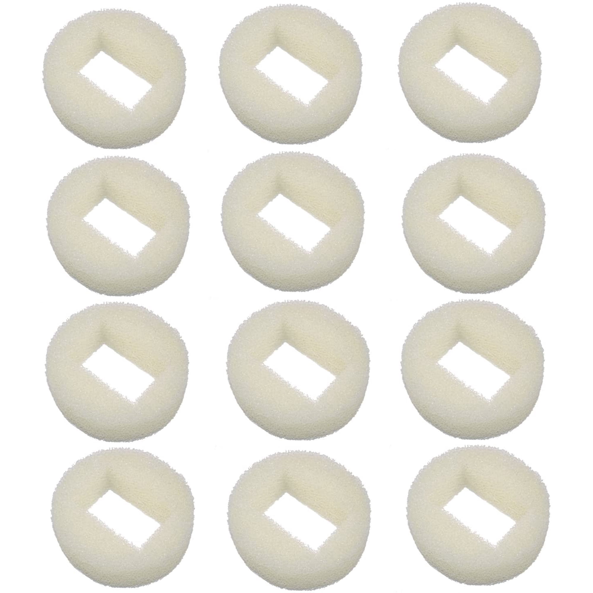 HQRP Pack of 12 Foam Pre-Filter for Drinkwell RF360PRE Replacement 360 Plastic Pet Fountains Water Bowl D360-RE