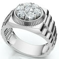 thumbnail image 4 of Pompeii Men's 3/4Ct Diamond Anniversary Wedding Ring 14k Gold Lab Grown (F/G,VS2-SI1), 4 of 6