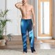 thumbnail image 2 of Balery A Wolf Barks Out A Window Pantalones de pijama para hombre, pijama ultraligero, pantalón de descanso-3X-Large, 2 of 6