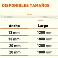 thumbnail image 4 of Correa De Cuero Para Perros De 4 Pies Correa Trenz 13mm, 4 of 4