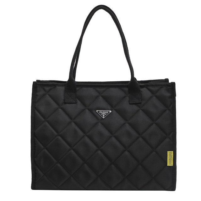 Bolso Compras Elegante Hombro para Mujer Hobo Acolchado Color Sólido