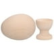 thumbnail image 4 of Huevos Artesanales De Madera, Huevo De Madera De Tóxicos Material Natural Redondo De 360 ​​Para Decorar, 4 of 7