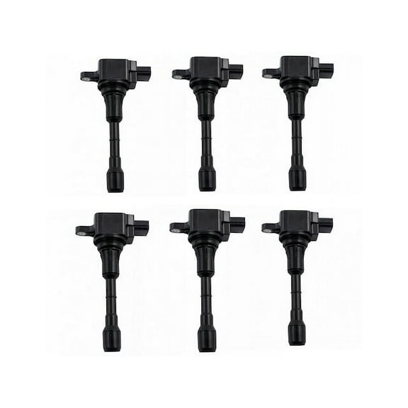 Ignition Coil Set 6 Piece - Compatible with 2008 - 2012 INFINITI EX35 2009 2010 2011
