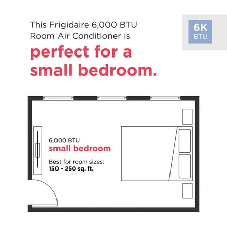Frigidaire - 6,000 BTU Window Air Conditioner with Remote - White