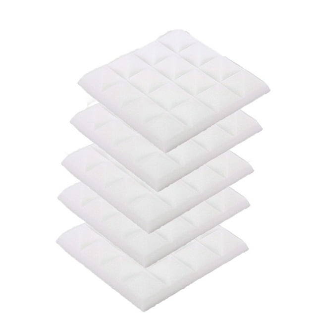 PEONAVET Sound Insulation Sponge 5Pcs Acoustic Foam Stop Absorption Sponge KTV Soundproof