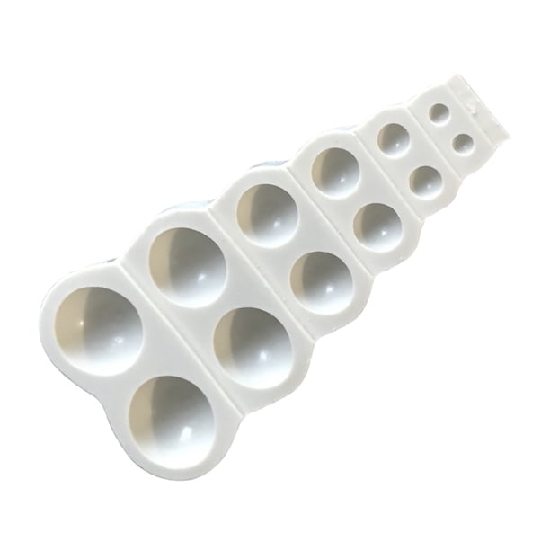 Kearding Molde de silicona para pasteles de 16 cavidades, bandeja para hornear de media bola, molde de Chocolate resistente al calor DIY para azúcar de Herramientas y accesorios para hornear Kearding HA001505-00
