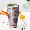 thumbnail image 3 of 30oz Pioneer Flower Tumblers Stainless Steel Tumbler with Lid and Straw,Vacuum Insulated Double Wall Travel Tumbler Cups Mug with Cleaning Brush for Coffee,Tea, 3 of 7