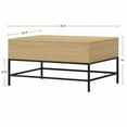 thumbnail image 4 of Safco Products Lift Top Storage Coffee Table With Steel Base, 4 of 5