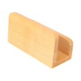 thumbnail image 3 of Tarjetero de madera para tarjetas de visita, multifuncional, único y resistente, organizador de escritorio. Sólido, 3 of 9