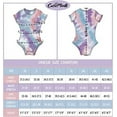 thumbnail image 4 of CutiePlusU Cotton Button Crotch Bodysuits Adult Romper Onesie- Irregular Tie Dye Unisex Purple XS, 4 of 5