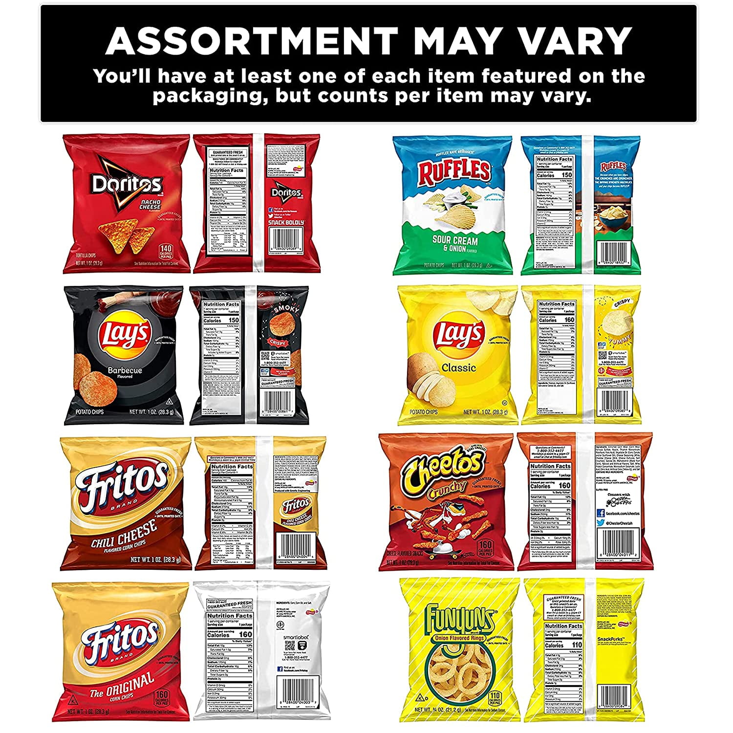 Frito-Lay Snacks Party Mix Variety Pack 40 Count