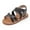 Black, variant on Toddler Girls Sandals Beach Slides for Kids Breathable And Lightweight Comfortable Everyday Casual Outdoor Play School Summer Footwear Ages 2-8 Years