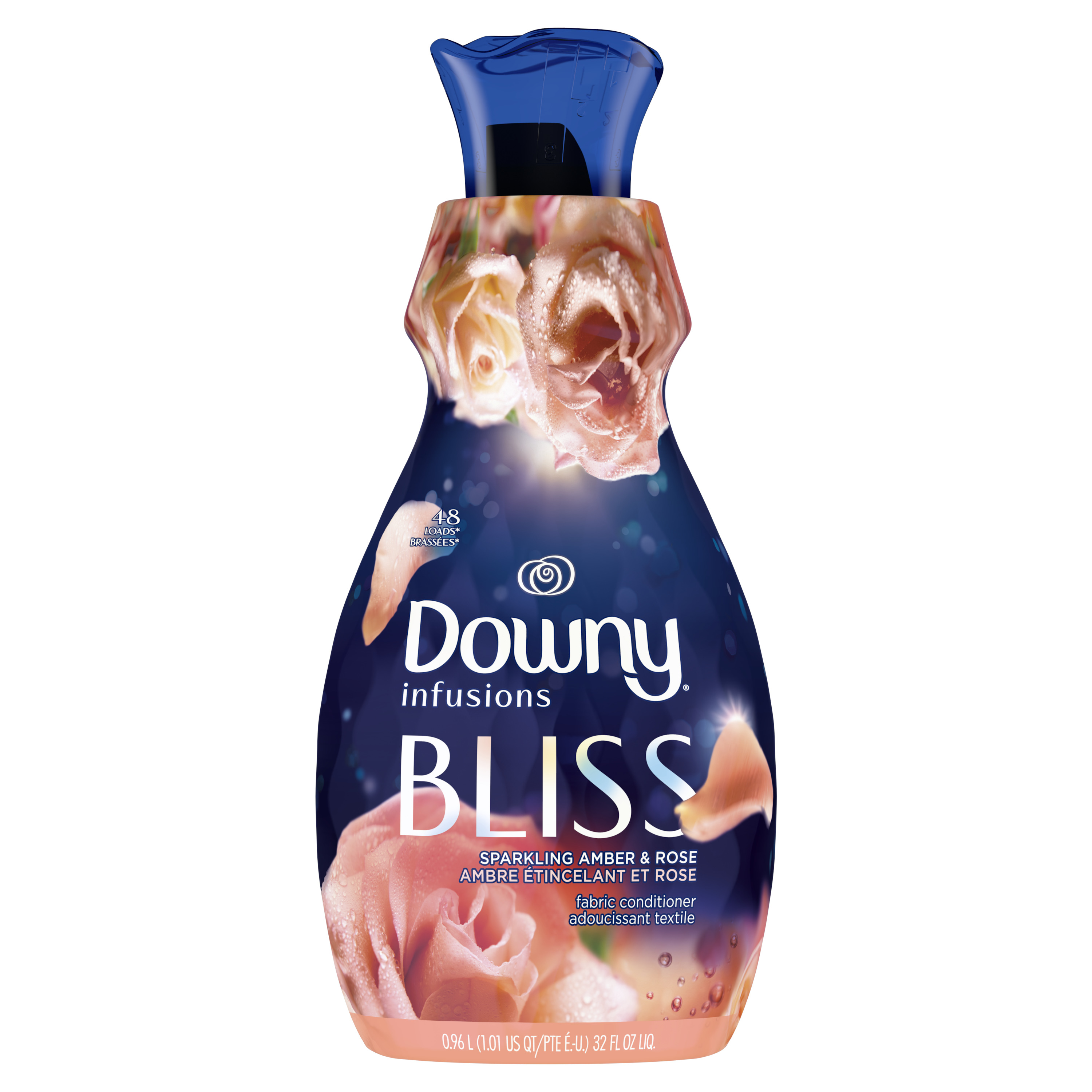 Downy Infusions Liquid Fabric Softener Bliss Sparkling Amber And Rose