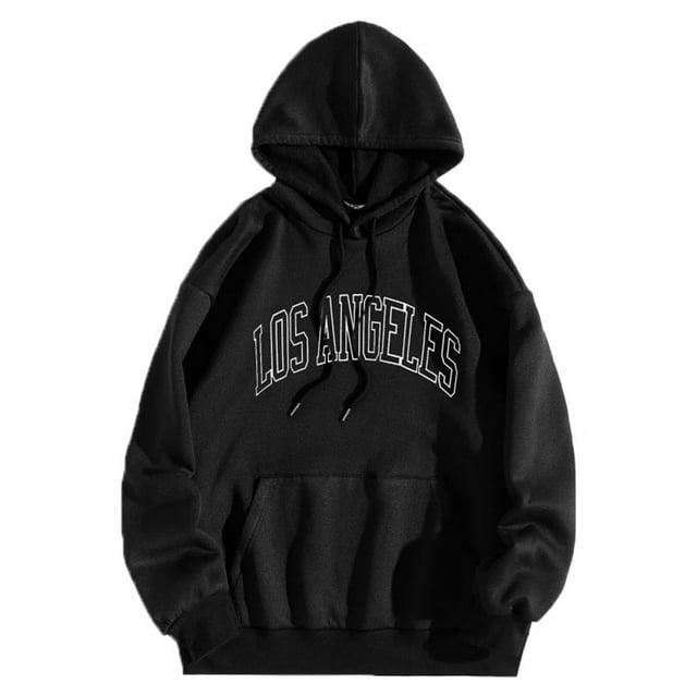 Womens Printed Neck Hooded Casual Long Sleeve Sweatshirt