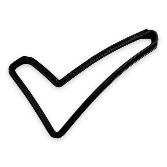 Checkmark Cookie Cutter with Easy Push Design (4 inch)