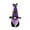 Purple, variant on 1PC Halloween Faceless Gnome Decor,6.99in Gradient Candy Color Plush Figurine with Witch Hat, Soft Cloth Tabletop Ornament for Home Office Party Fall Holiday Decoration,Purple