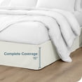 thumbnail image 4 of Faldón de cama cepillado Doble Bare Home Colección Premium 1800 15 pulgadas Twin color crema, 4 of 5