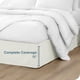 thumbnail image 4 of Faldón de cama cepillado Doble Bare Home Colección Premium 1800 15 pulgadas Twin color crema, 4 of 5