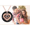 thumbnail image 6 of WYBXZ Eternal Real Rose Gift Box Preserved Rose with Heart Necklace, Necklace Forever Flower Rose Gifts for Women Mom Wife Girlfriend on Valentines Anniversary Wedding Birthday, 6 of 10