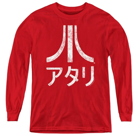 Atari - Rough Kanji - Youth Long Sleeve Shirt - Large